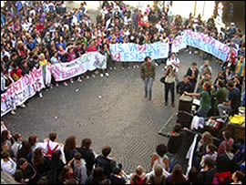 Momento della manifestazione