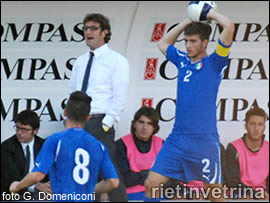 Nazionale di calcio Italana Under 21 a Rieti