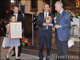 ALLA PIA UNIONE S.ANTONIO IL "SABINO D'ORO" 2012