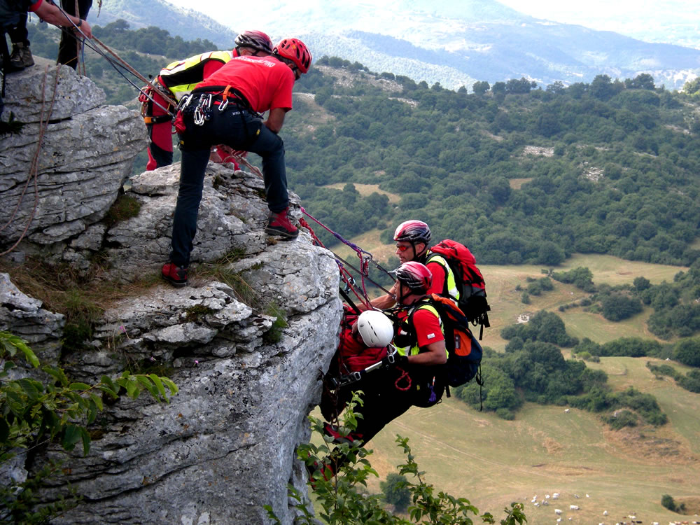 Terminillo, soccorso del CAI