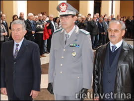 Forestale di Rieti, raduno agenti corso