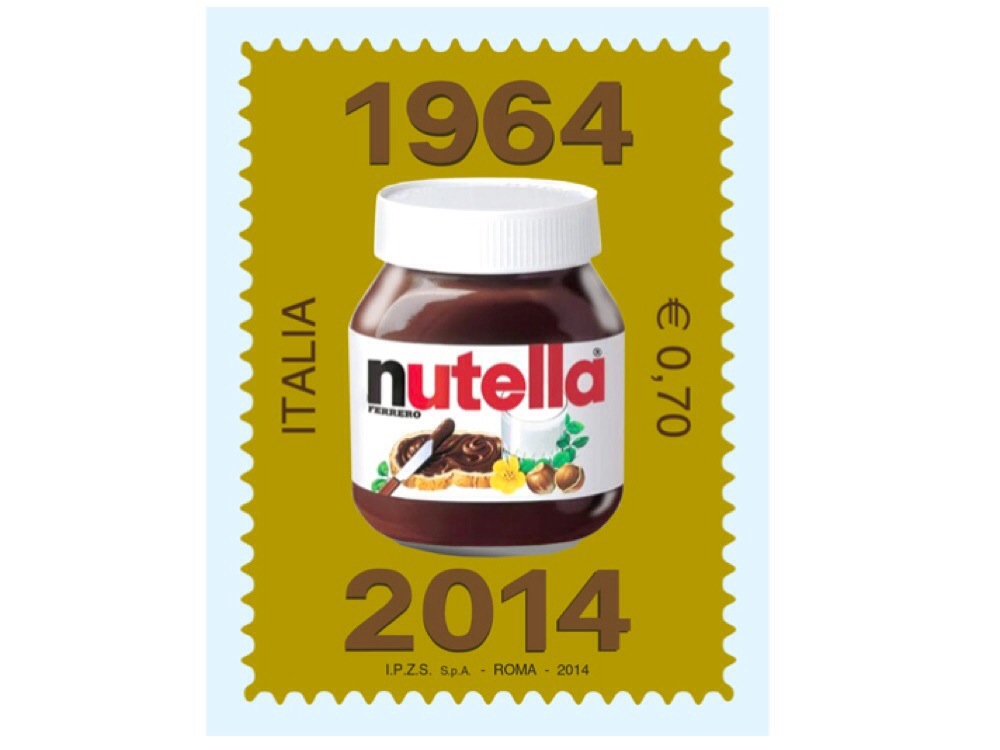 Francobollo per il 50° anniversario della Nutella, ma a Rieti non c'è !