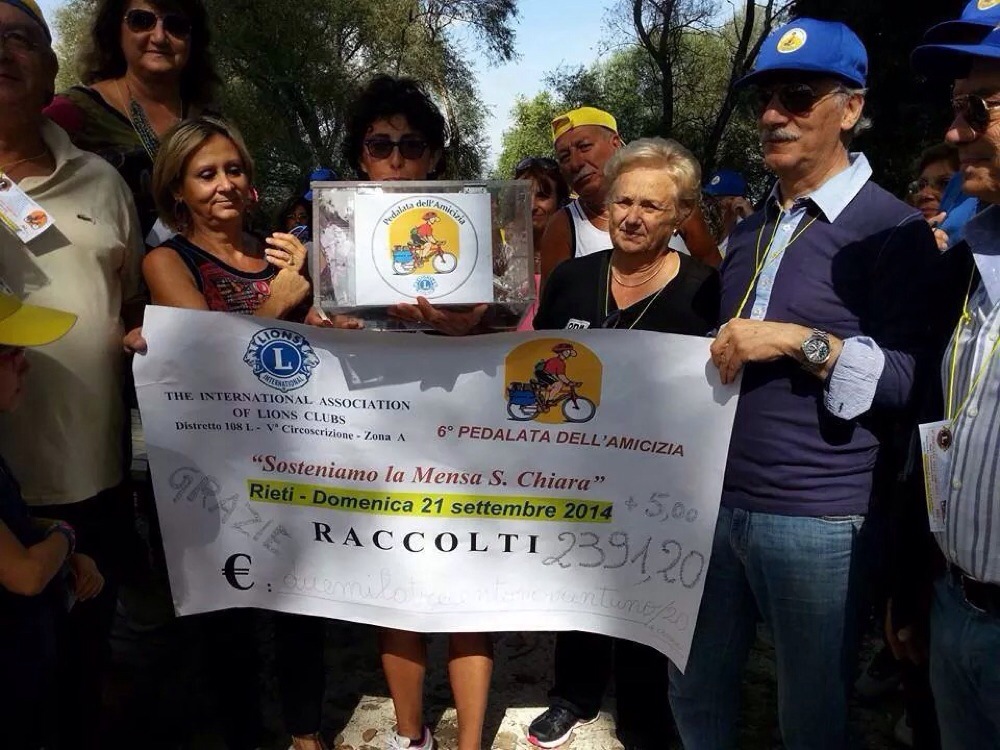 Pedalata dell'Amicizia 2014, raccolti 2.391,20 euro