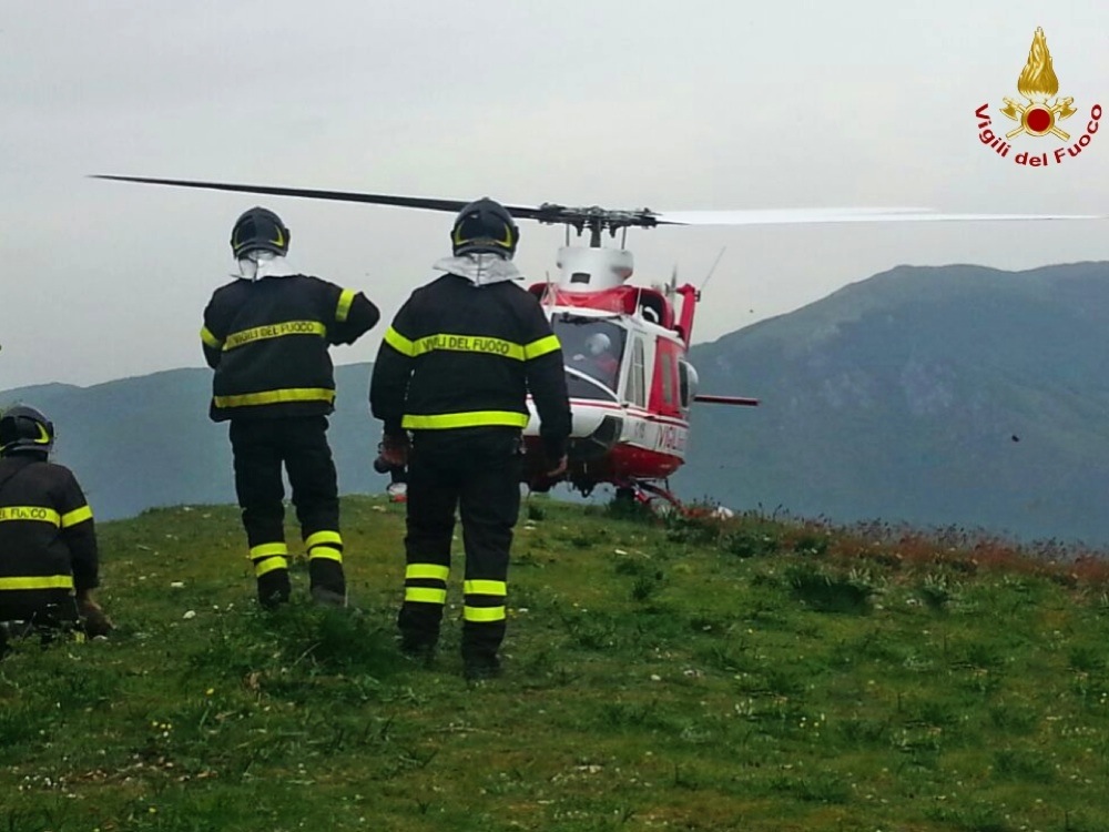 Perdono l'orientamento sul Terminillo. Recuperati dai Vigili del Fuoco