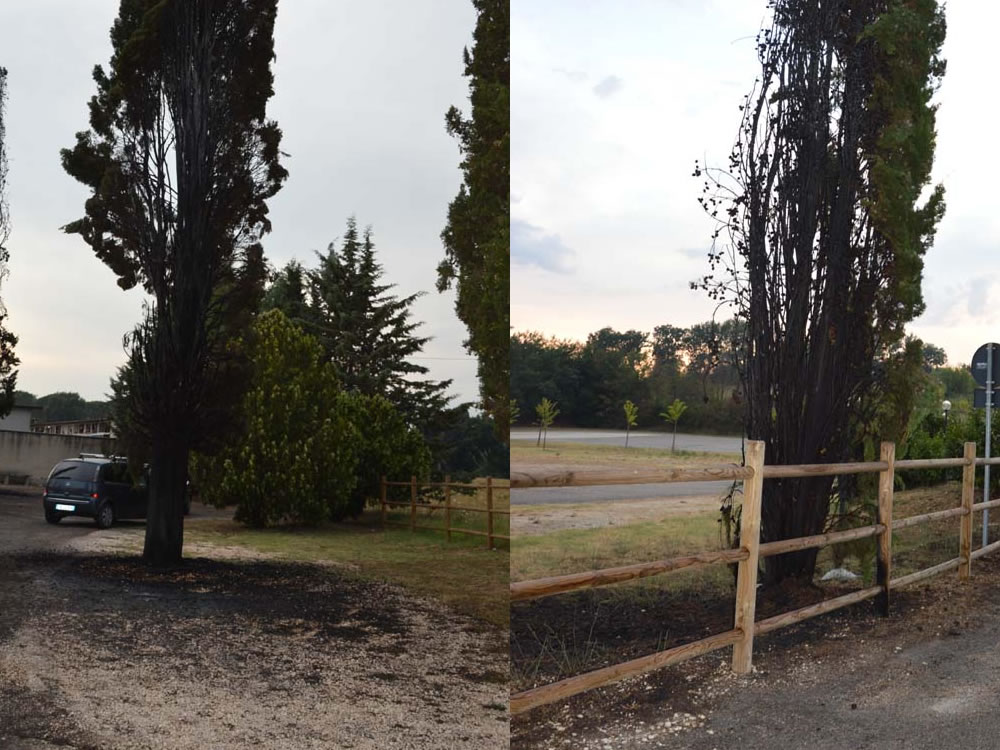 Fulmini…quasi a ciel sereno in Sabina