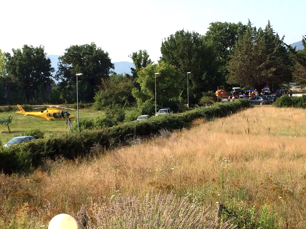 Moto contro trattore a Greccio. Morto il centauro
