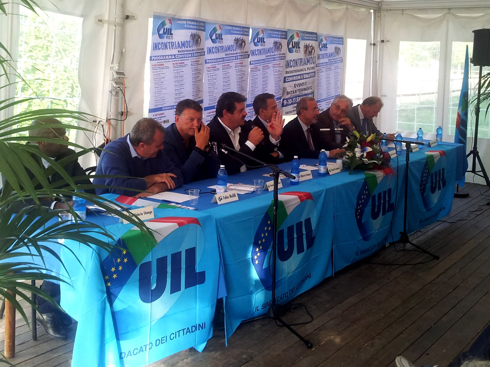 RIETINVIDEO – Ultima serata con la Uil a Contigliano. Tema: Politiche territoriali