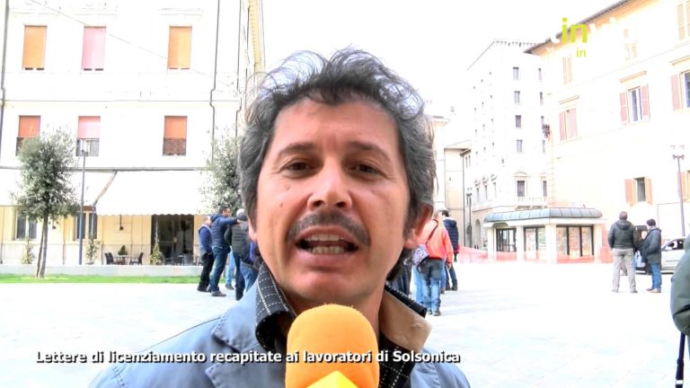 RIETINVIDEO – Lettere di licenziamento recapitate ai lavoratori di Solsonica