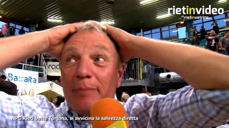 RIETINVIDEO – La NPC è salva, invasione di campo dei tifosi