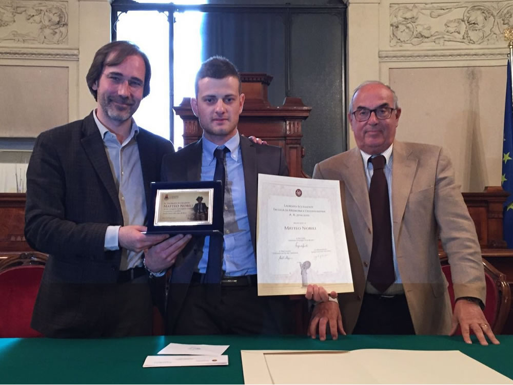 Riconoscimento al dott. Matteo Nobili