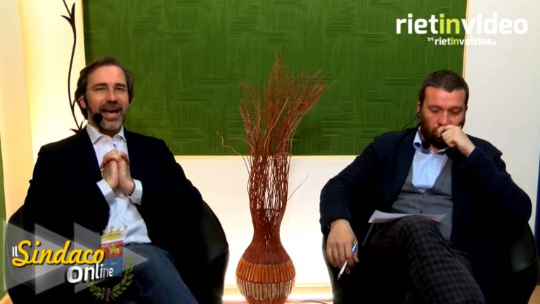 RIETINVIDEO – "Il Sindaco online" nuova puntata con Simone Petrangeli