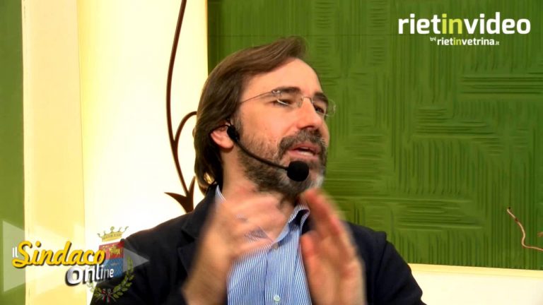 RIETINVIDEO  "Il Sindaco online" Petrangeli su bilancio, verde pubblico e fondi europei