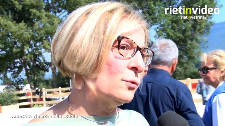 RIETINVIDEO – Amatrice riparte dalla scuola