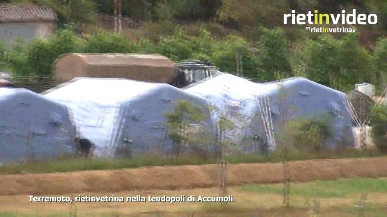 RIETINVIDEO – Viaggio di Rietinvetrina nella tendopoli di Accumoli
