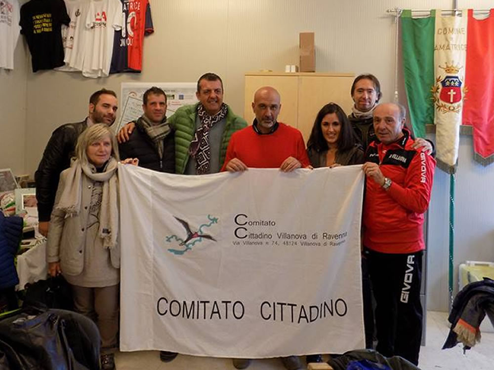 Villanova, frazione di Ravenna, ha raccolto e donato 2.500 euro ad Amatrice