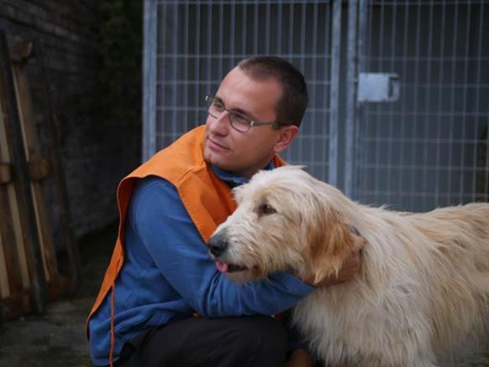 Amatrice, trascinato dal padrone con l'auto. Cane affidato alla LAV