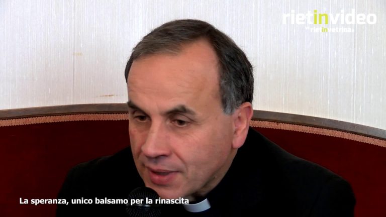 VIDEO – Vescovo di Rieti: La Speranza, unico balsamo per la rinascita