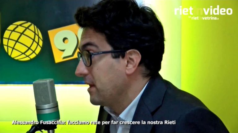 RIETINVIDEO – Alessandro Fusacchia: facciamo rete per far crescere la nostra Rieti