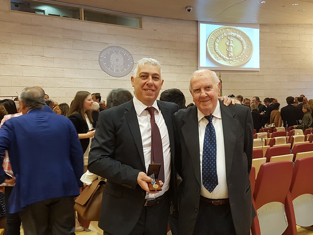 Medaglia al merito nel servizio sanitario al reatino dott. Roberto De Santis