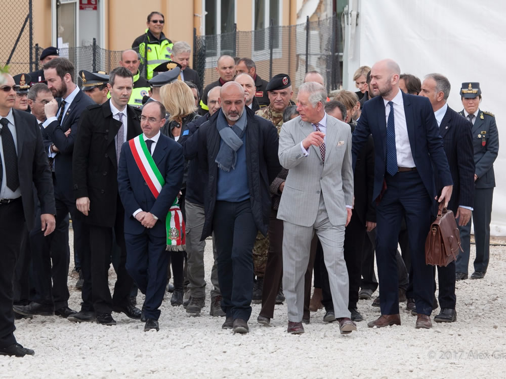 Ufficiale la donazione del Principe Carlo ad Amatrice. Pirozzi: da oggi questa è anche la sua terra