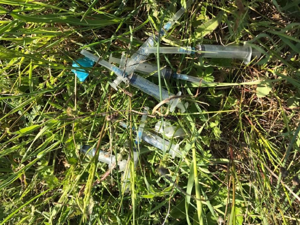 Trovate nel parco Meridiana di Campoloniano molte siringhe usate. Area bonificata