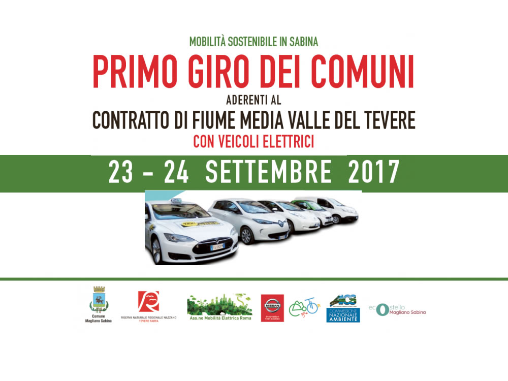 Mobilità sostenibile. Con veicoli elettrici nei borghi della Sabina