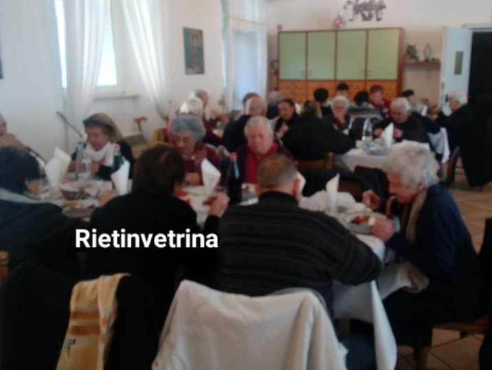 A Petrella Salto 17° pranzo conviviale per anziani al Monastero S.Filippa