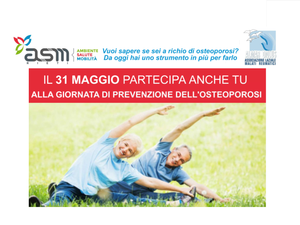 Giornata Moc In Farmacia 2022 Il 31 maggio alla farmacia ASM 1 prima giornata della MOC - Rietinvetrina