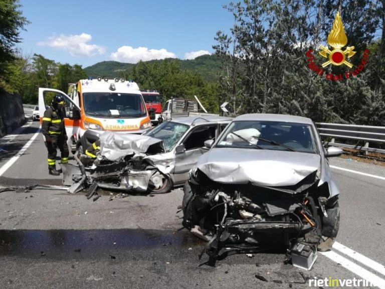 Nel Reatino aumentano gli incidenti stradali e i feriti. In calo le vittime
