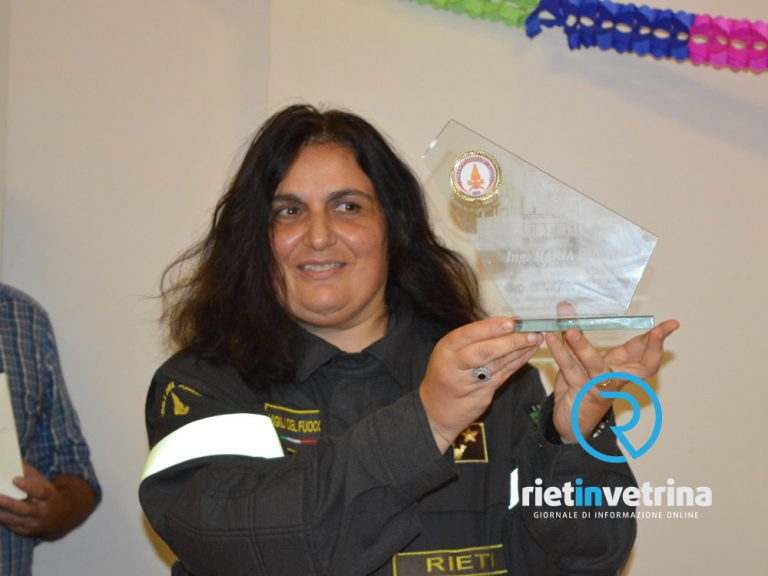 L’ex comandante Vigili del Fuoco di Rieti Maria Pannuti da oggi al Comando Regione Sardegna