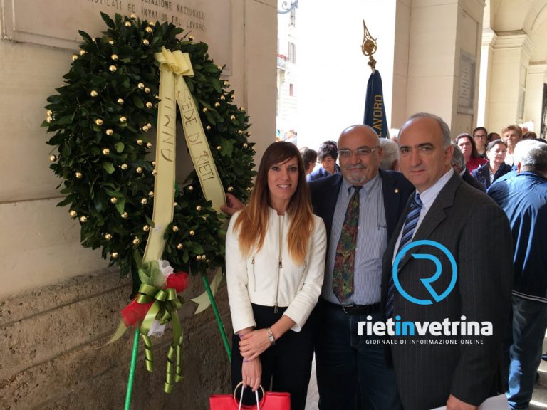 71ª Giornata Nazionale per le Vittime del Lavoro, il 10 ottobre la celebrazione a Rieti