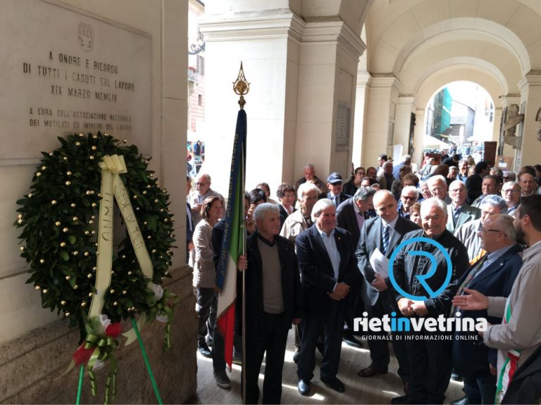 ANMIL Rieti celebra la 73esima Giornata Nazionale Vittime Incidenti sul Lavoro