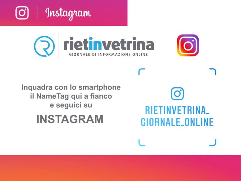 Segui Rietinvetrina anche su Instagram