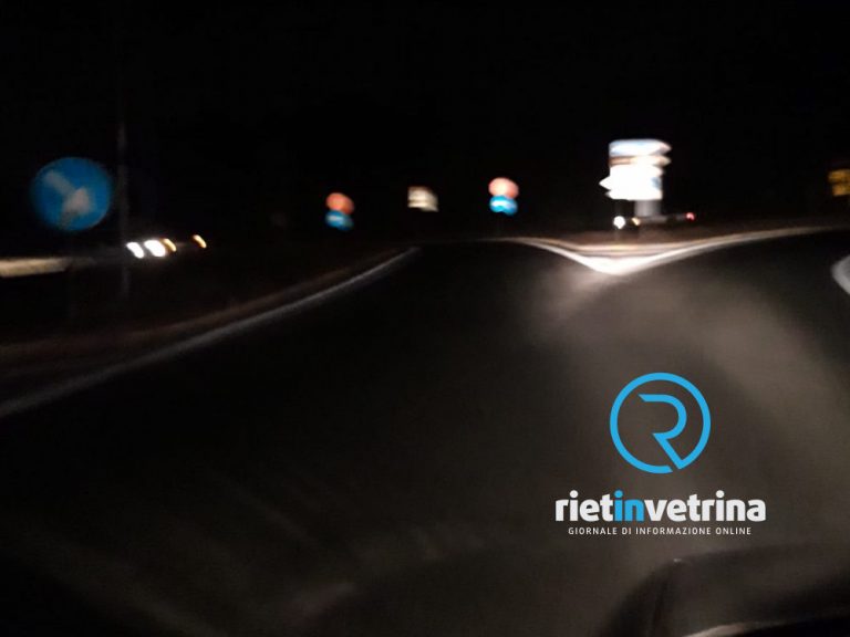 SEI TU IL REPORTER – “Al buio bretella e rotatoria di Villa Reatina – Campoloniano”