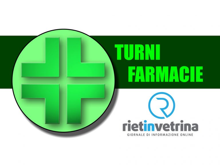 TURNI FARMACIE – Maggio 2022