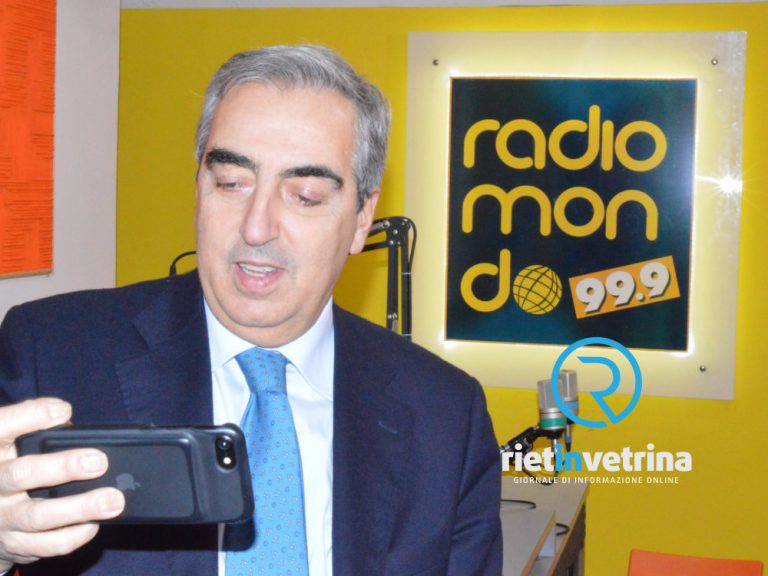 L’8 settembre Maurizio Gasparri a Rieti, Amatrice e Borgo Velino