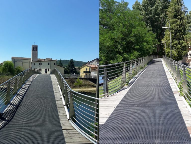 Il 5 marzo chiusura temporanea del ponte pedonale San Francesco (mons. Angelo Pietrolucci)