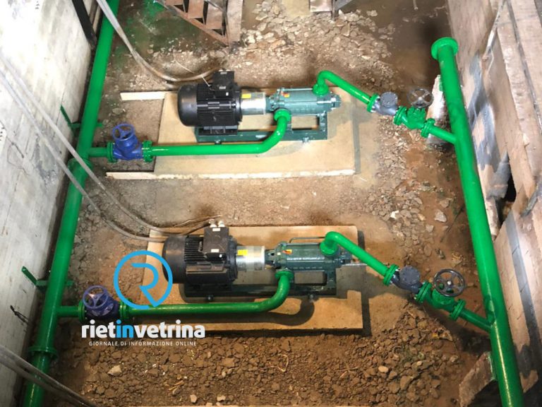 Distribuzione acqua, guasto ad una delle elettropompe di sollevamento del Campo Pozzi di Vazia