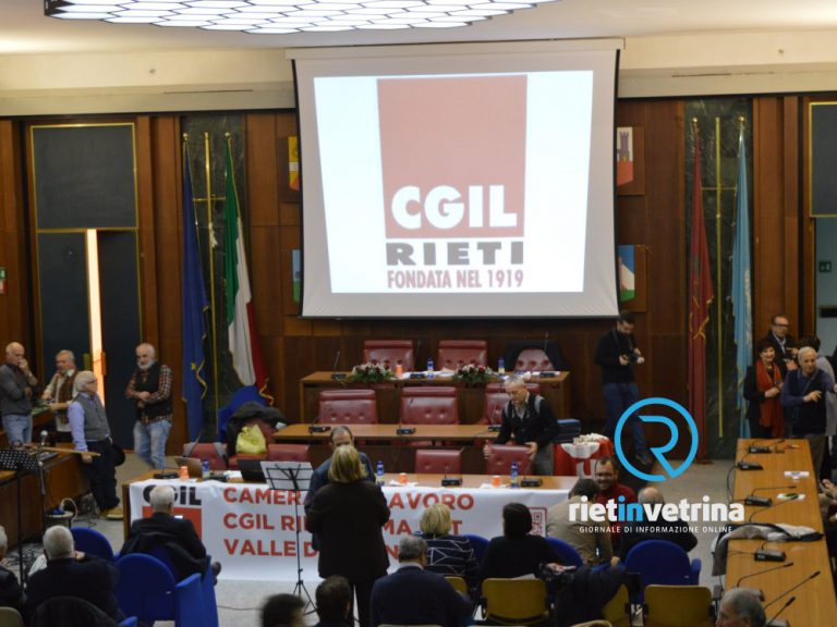 La CGIL apprezza il Piano Strategico Rieti 2020-2030