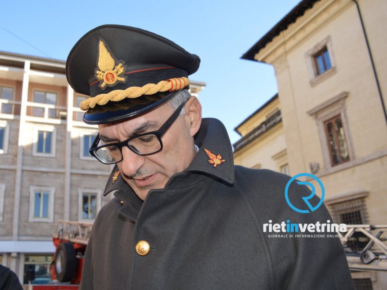 Paolo Mariantoni lascia il Comando Vigili del Fuoco di Rieti