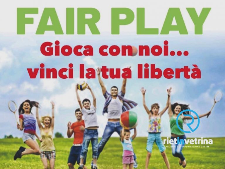 Il 13 luglio a Sant’Elpidio presentazione risultati Progetto “Fair Play – Gioca con noi… vinci la tua libertà”