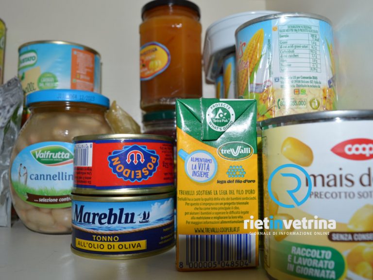 Il 9 dicembre colletta alimentare a favore della Mensa Santa Chiara Rieti