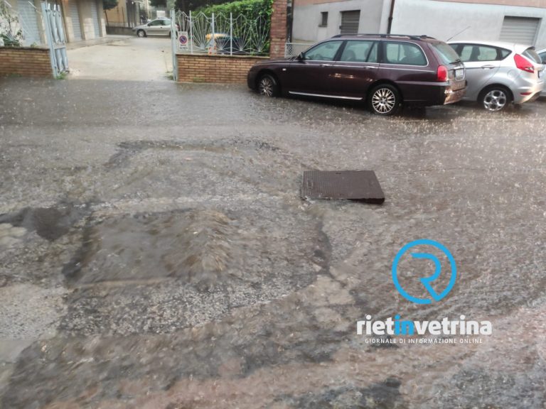 Maltempo, allerta meteo sul Reatino per 24 ore