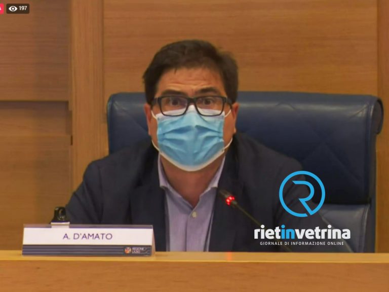 D’Amato (assessore regionale Sanità): “Auguri al vescovo Piccinonna neo nominato a Rieti”