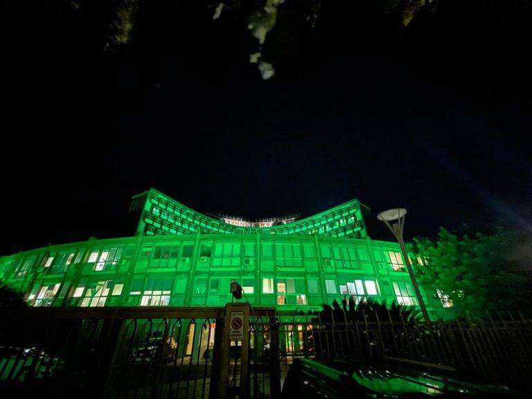 La Regione Lazio si illumina di verde per la Giornata Regionale della Celiachia