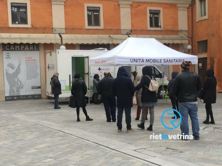 Vaccinazione “on the road” ASL Rieti contro il virus dell’influenza e del Covid