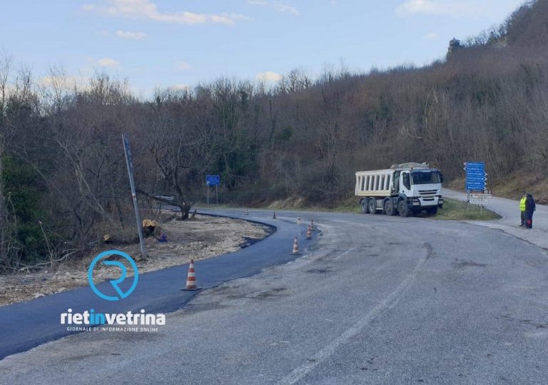 Riapre la SP27 diga Salto – Fiumata a senso unico alternato