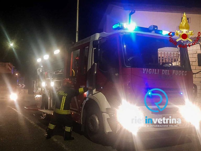 Esplosione a Talocci. Vigili del Fuoco sul posto