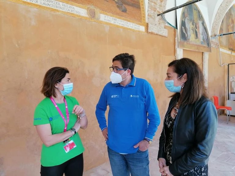 Open Day vaccinale anti-Covid alla Verdirosi, l’Assessore regionale D’Amato a sorpresa a Rieti