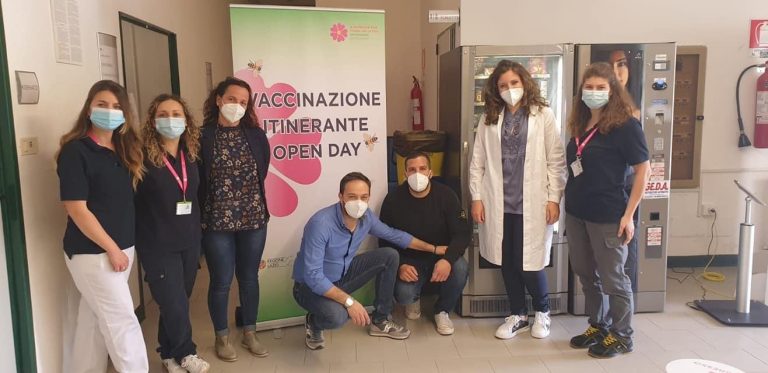 Vaccini anti-covid, record nel reatino: 2000 dosi somministrate in un giorno